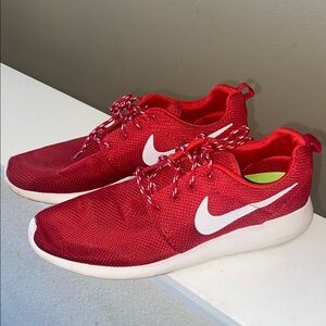 Nike Red Athletic Sneakers